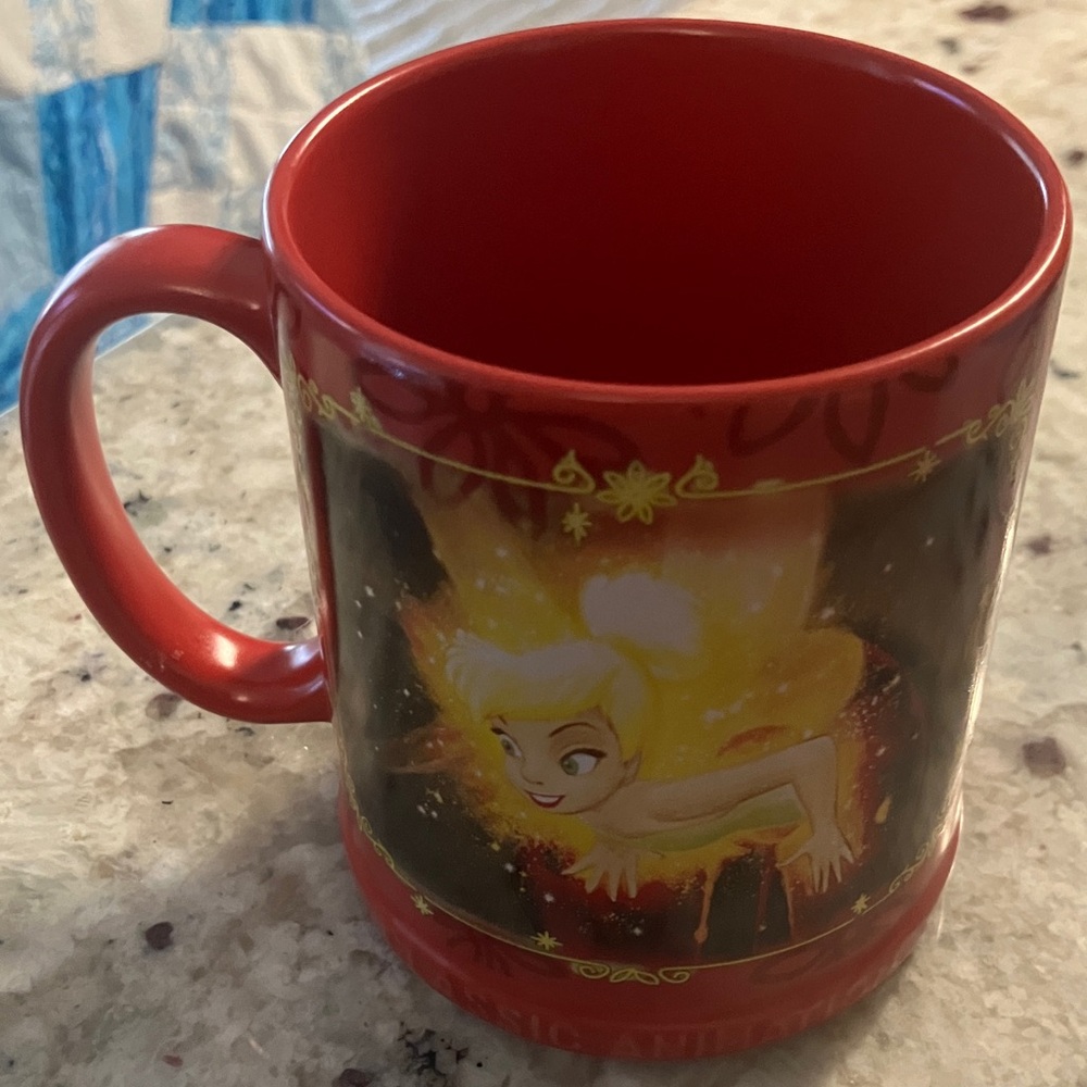 Disney Store Tinkerbell Mug Peter Pan Classic Animation Collection NWOT Tink